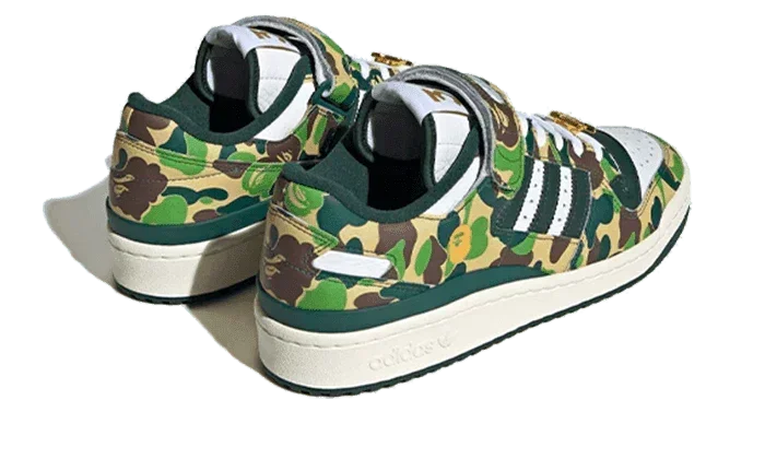 Adidas Forum 84 Low Bape 30th Anniversary Green Camo - Exclufy