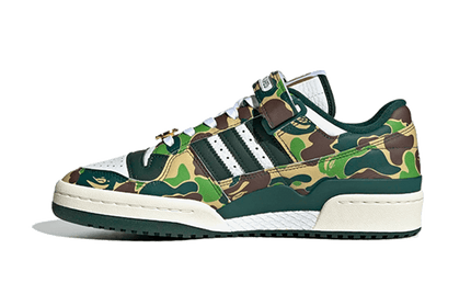 Adidas Forum 84 Low Bape 30th Anniversary Green Camo