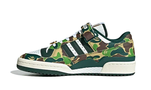 Adidas Forum 84 Low Bape 30th Anniversary Green Camo - Exclufy