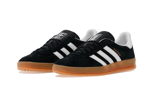 Adidas Gazelle Indoor Black White Gum - Exclufy