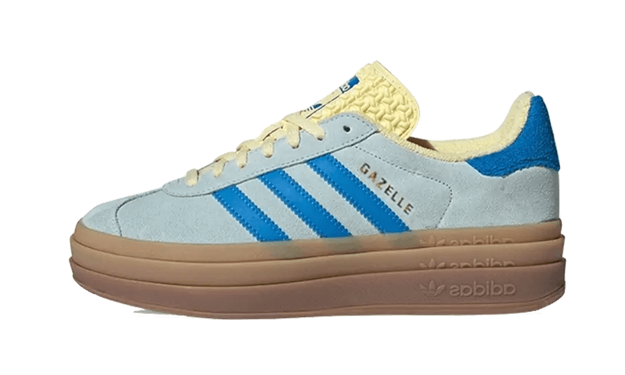 Adidas Gazelle Bold Almost Blue Yellow - Exclufy