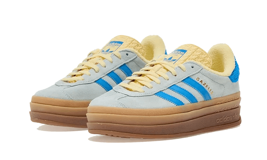 Adidas Gazelle Bold Almost Blue Yellow - Exclufy