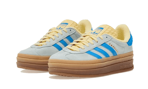 Adidas Gazelle Bold Almost Blue Yellow - Exclufy