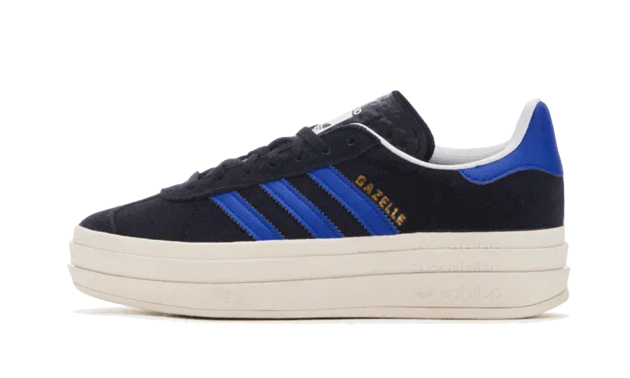 Adidas Gazelle Bold Core Black Lucid Blue - Exclufy