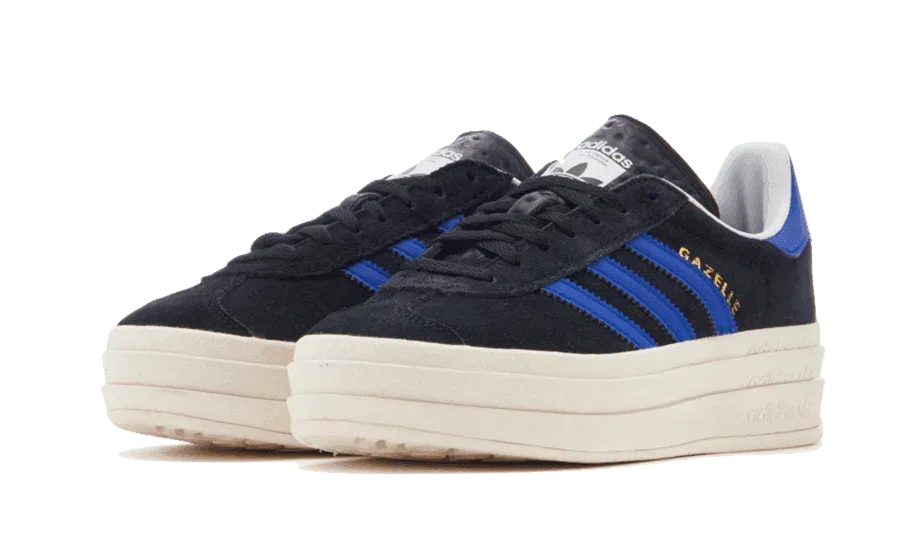Adidas Gazelle Bold Core Black Lucid Blue - Exclufy