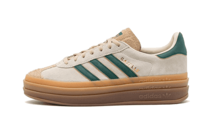 Adidas Gazelle Bold Magic Beige Collegiate Green - Exclufy