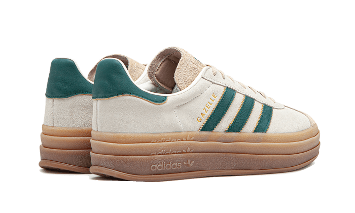 Adidas Gazelle Bold Magic Beige Collegiate Green - Exclufy