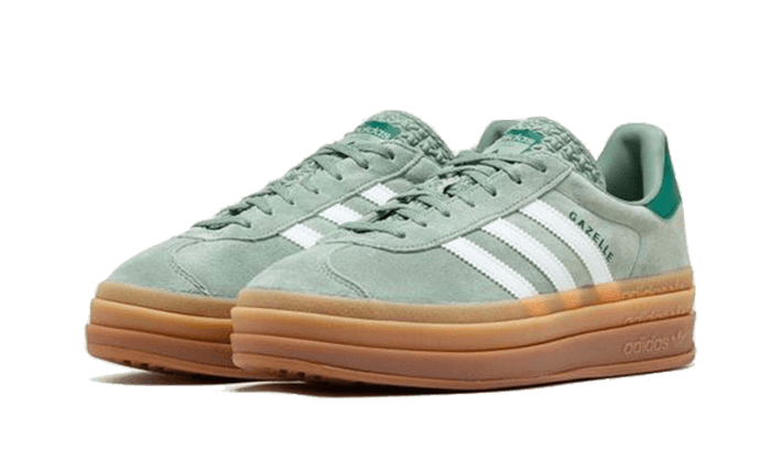 Adidas Gazelle Bold Silver Green - Exclufy