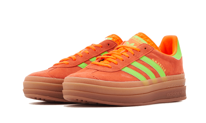 Adidas Gazelle Bold Solar Orange Solar Green - Exclufy