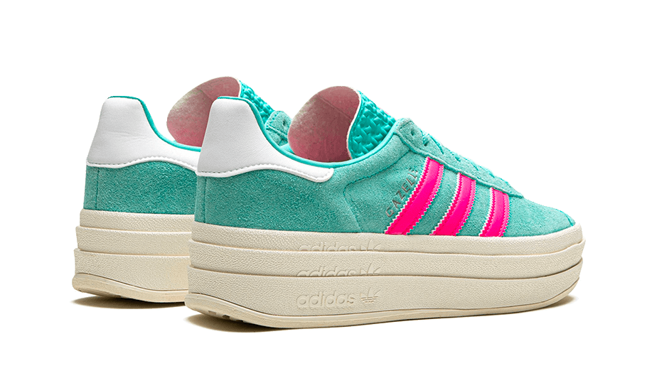 Adidas Gazelle Bold Flash Aqua Lucid Pink