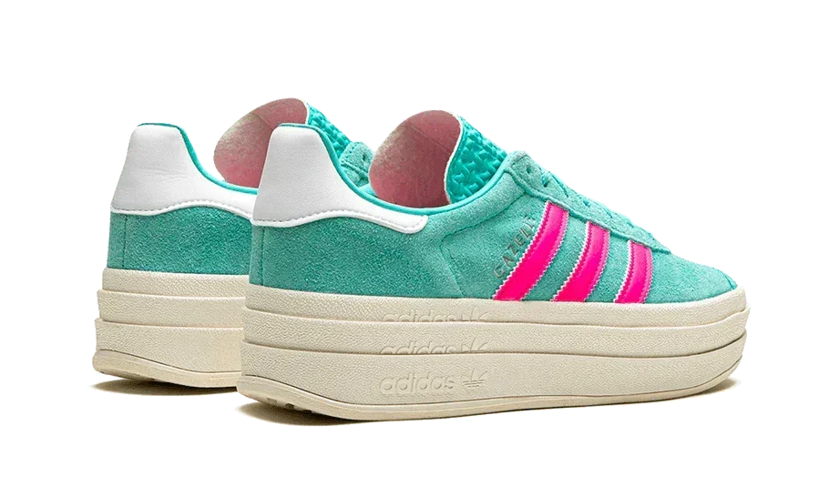 Adidas Gazelle Bold Flash Aqua Lucid Pink - Exclufy