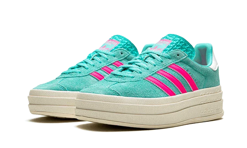 Adidas Gazelle Bold Flash Aqua Lucid Pink - Exclufy