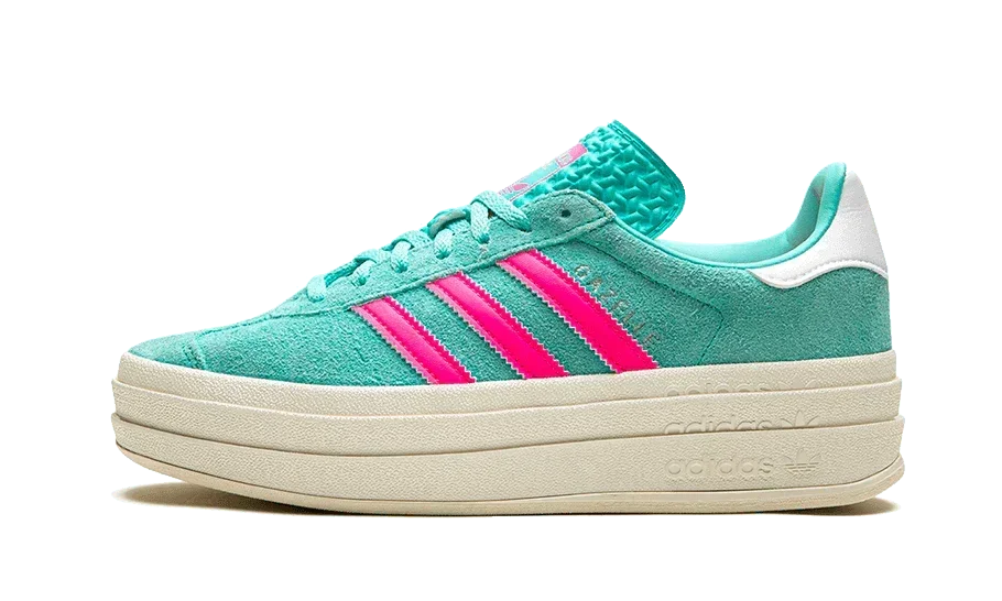 Adidas Gazelle Bold Flash Aqua Lucid Pink - Exclufy