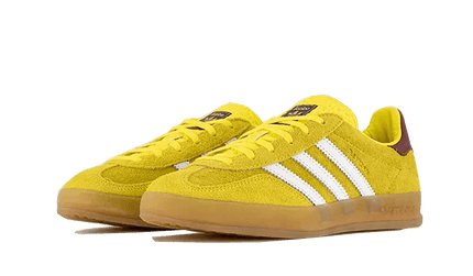 Adidas Gazelle Indoor Bright Yellow Burgundy - Exclufy