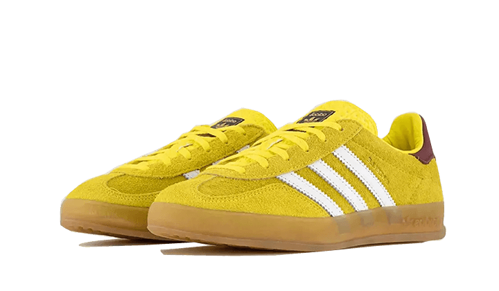 Adidas Gazelle Indoor Bright Yellow Burgundy - Exclufy