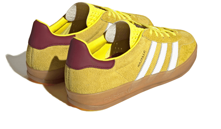 Adidas Gazelle Indoor Bright Yellow Burgundy - Exclufy