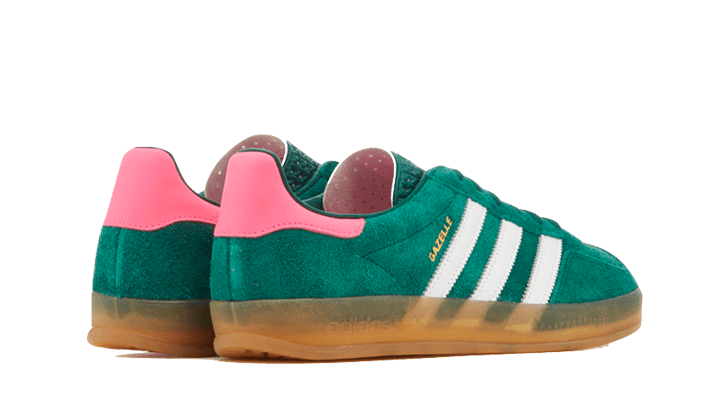 Adidas Gazelle Indoor Collegiate Green Lucid Pink - Exclufy