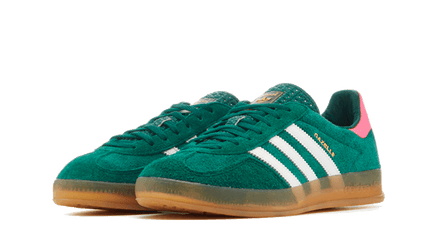 Adidas Gazelle Indoor Collegiate Green Lucid Pink - Exclufy