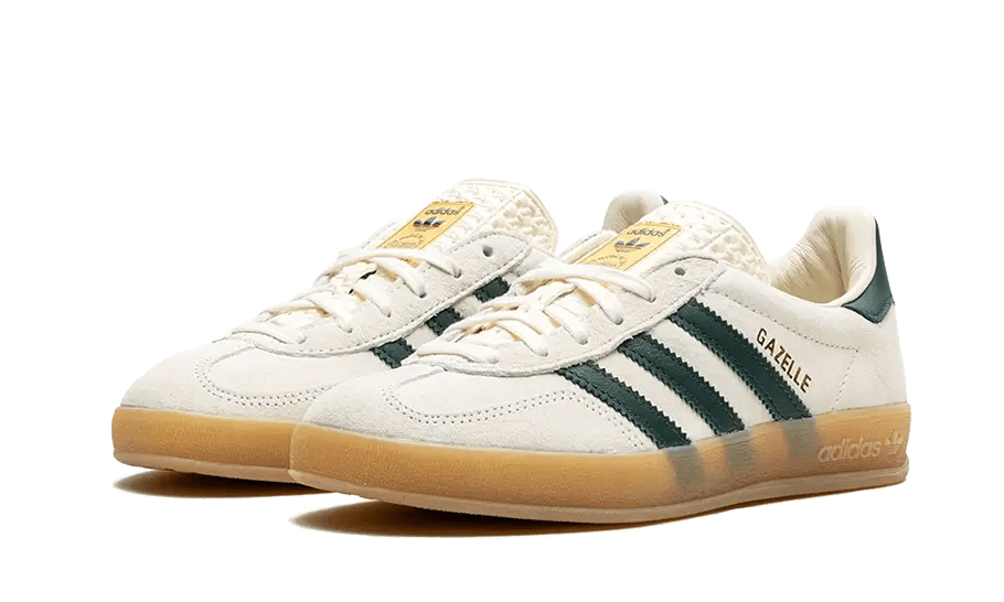 Adidas Gazelle Indoor Cream White Collegiate Green Gum - Exclufy