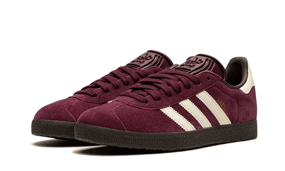 Adidas Gazelle Maroon Chalk White - Exclufy