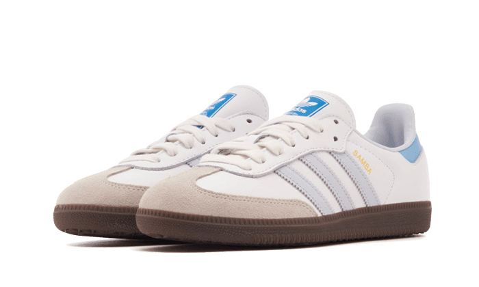 Adidas Samba OG Core White Halo Blue - Exclufy