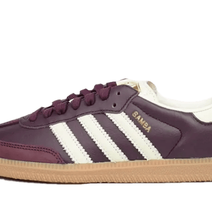 Adidas Samba OG Maroon Crewht Gold