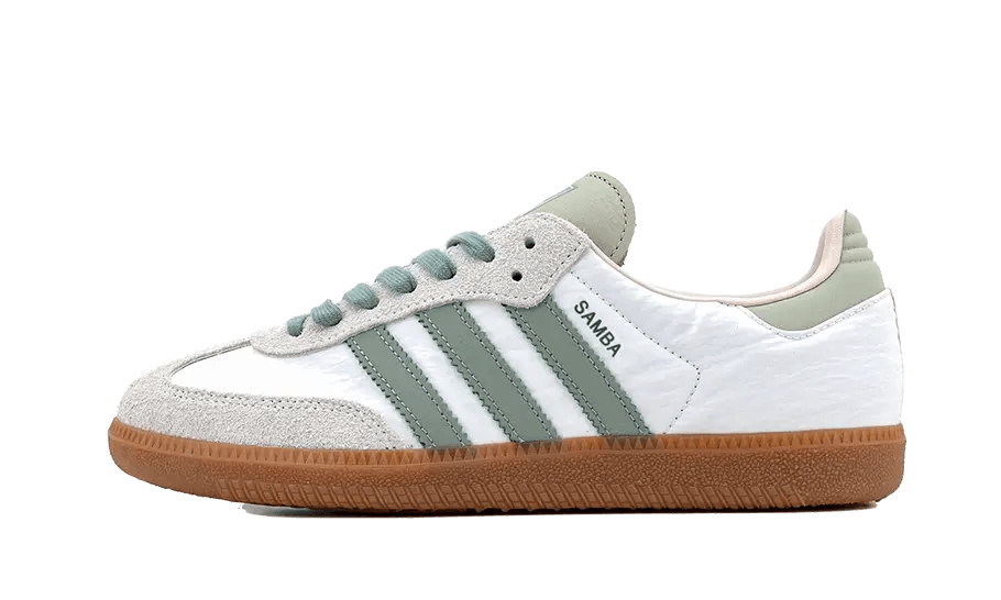 Adidas Samba OG Cloud White Silver Green - Exclufy