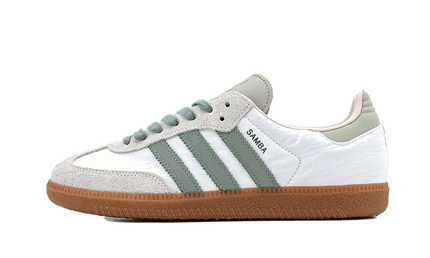 Adidas Samba OG Cloud White Silver Green - Exclufy