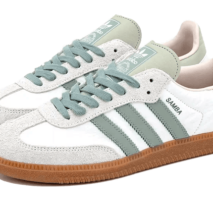 Adidas Samba OG Cloud White Silver Green - Exclufy