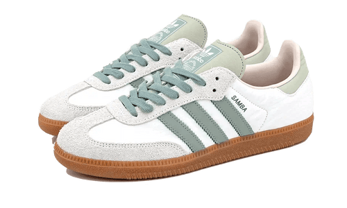 Adidas Samba OG Cloud White Silver Green - Exclufy