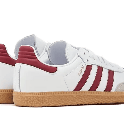 Adidas Samba OG White Burgundy Gum - Exclufy