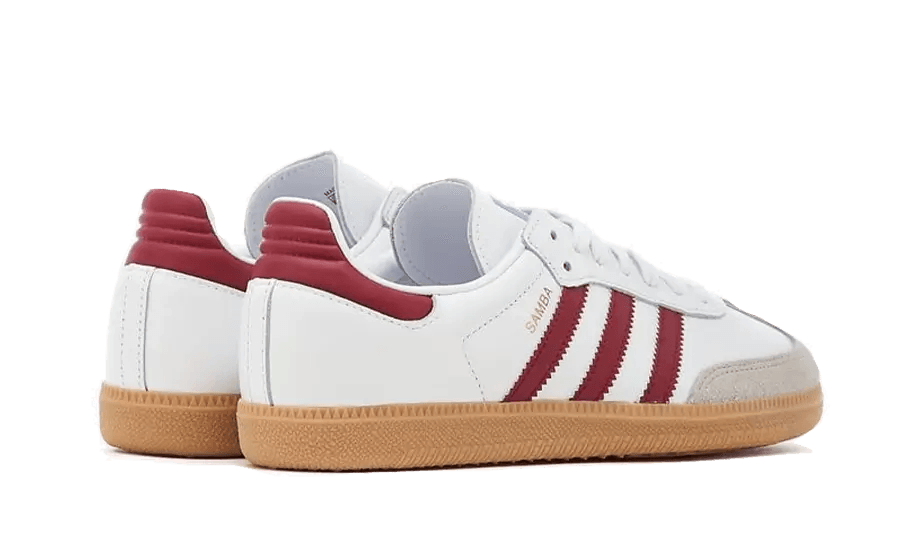 Adidas Samba OG White Burgundy Gum - Exclufy