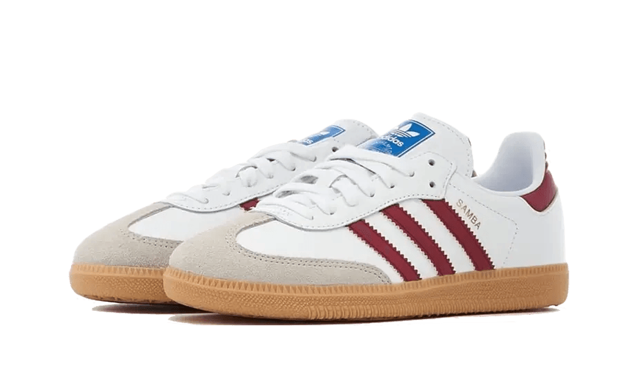 Adidas Samba OG White Burgundy Gum - Exclufy