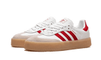 Adidas Sambae White Better Scarlet Gum - Exclufy