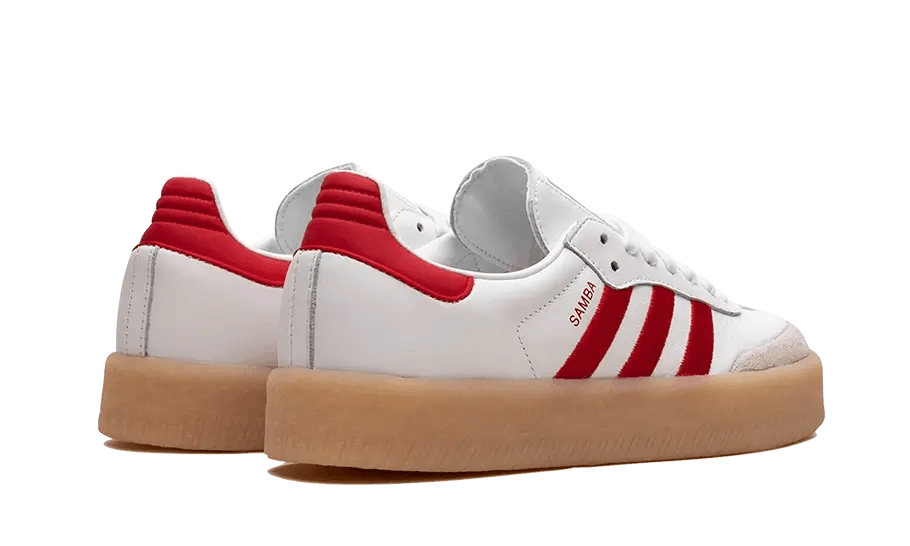 Adidas Sambae White Better Scarlet Gum - Exclufy