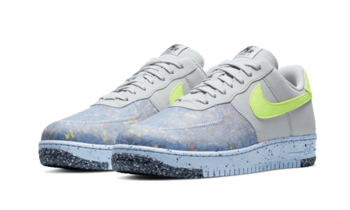 Nike Air Force 1 Low Crater Pure Platinum Barely Volt - Exclufy