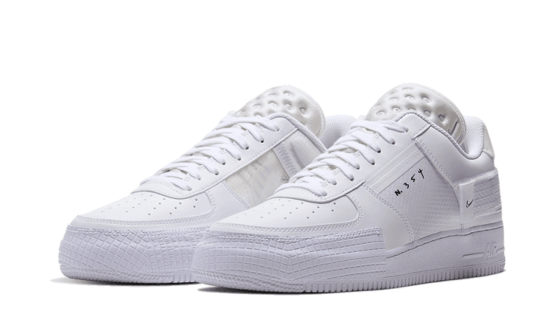 Nike Air Force 1 Low Drop Type Triple White - Exclufy