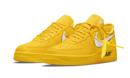 Nike Air Force 1 Low Off-White University Gold Metallic Silver