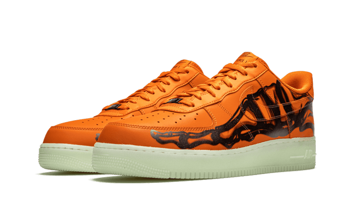 Nike Air Force 1 Low Orange Skeleton Halloween (2020) - Exclufy