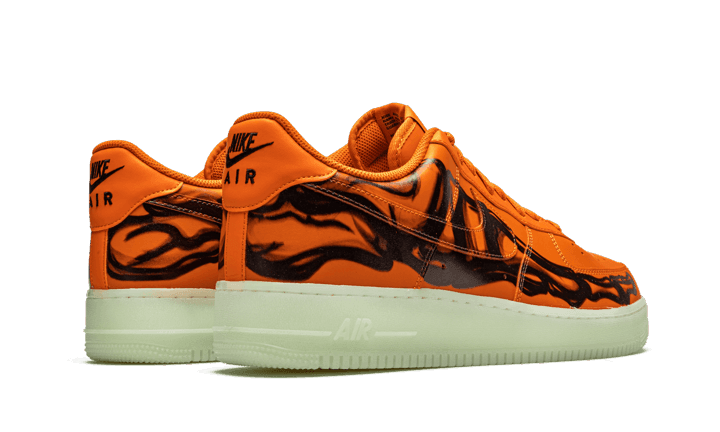 Nike Air Force 1 Low Orange Skeleton Halloween (2020) - Exclufy