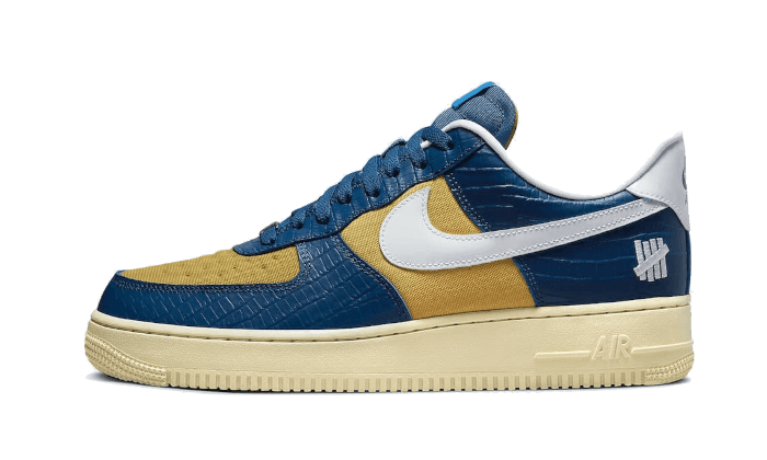 Nike Air Force 1 Low SP Undefeated 5 On It Blue Yellow Croc - Exclufy