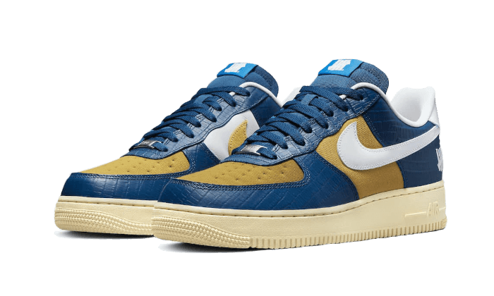 Nike Air Force 1 Low SP Undefeated 5 On It Blue Yellow Croc - Exclufy