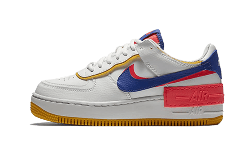 Nike Air Force 1 Shadow White Flash Crimson Astronomy Blue - Exclufy