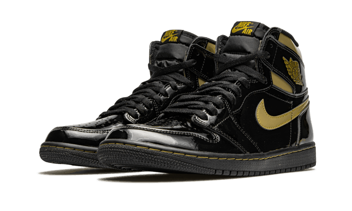 Air Jordan 1 High Black Metallic Gold - Exclufy