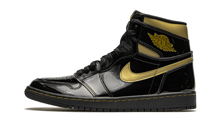 Air Jordan 1 High Black Metallic Gold - Exclufy