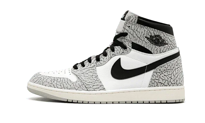 Air Jordan 1 Retro High OG White Cement - Exclufy