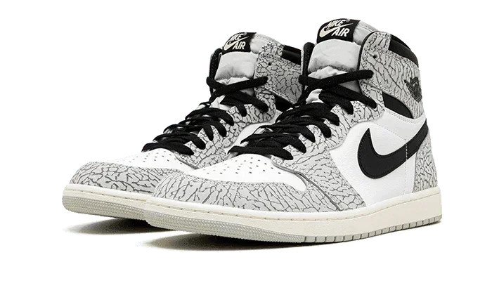Air Jordan 1 Retro High OG White Cement - Exclufy