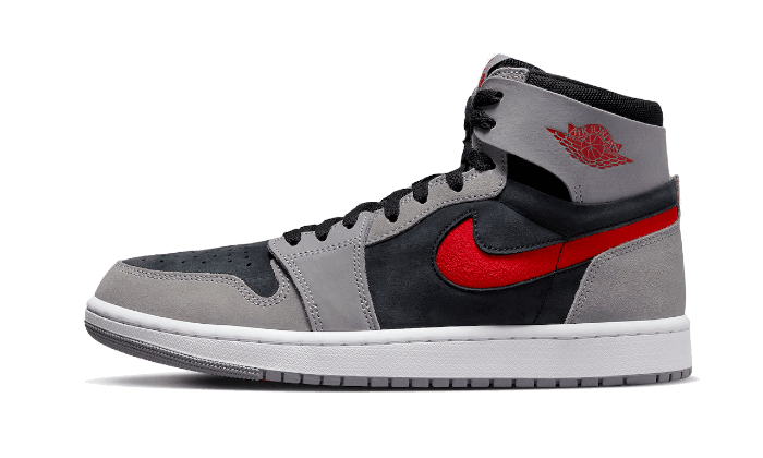 Air Jordan 1 High Zoom Air CMFT 2 Black Fire Red Cement - Exclufy