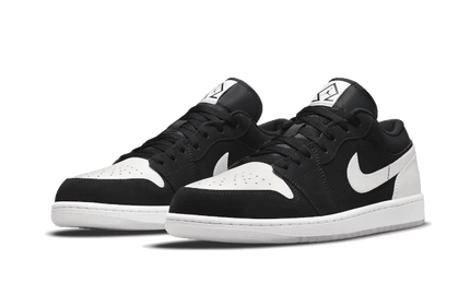 Air Jordan 1 Low Black White Diamond - Exclufy