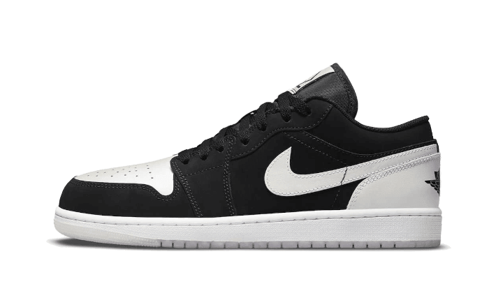 Air Jordan 1 Low Black White Diamond - Exclufy